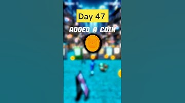 Day 47 A Added a coin the player can collect #gamedev #indiegame #game #unity3d #blender3d