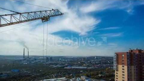 After Effects Templates: View From Above of City with Different Houses, Buildings (Stock Footage) -