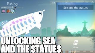 Fishing Life #9 Unlocking Sea & The Statues by catching Silver Arowana screenshot 4