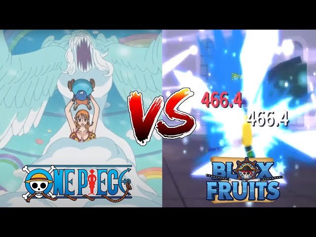 Blox Fruits vs One Piece Fruit Comparison - BiliBili