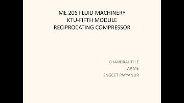KTU MODULE 5 ME 206 FLUID MACHINERY PART-1