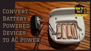 Convert Battery Powered Devices to AC Power
