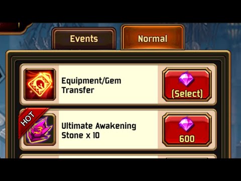 Kritika The White Knights - HOW TO USE Equipment/Gem Transfer