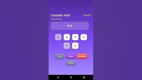 React native Game | Word Shuffle #game #reactnative #gaming #games #gamer #gamelover #gameplay