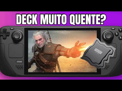 STEAM DECK COM PROBLEMA DE AQUECIMENTO? JSAUX RESOLVE COM TAMPA TRASEIRA RGB PC0106 RGB