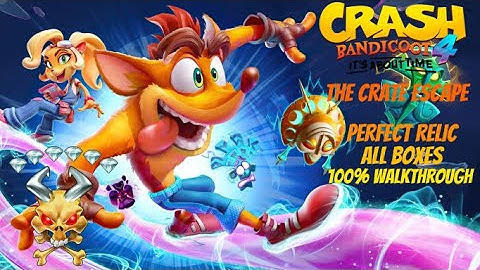 Crash Bandicoot 4 - The Crate Escape - 100% Walkthrough - All Gems - No Deaths