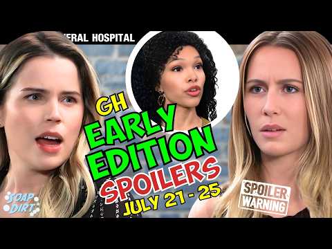 General Hospital Early Spoilers July 21-25: Sasha Exits, Portia Rages, Joss Lies | Soap Dirt