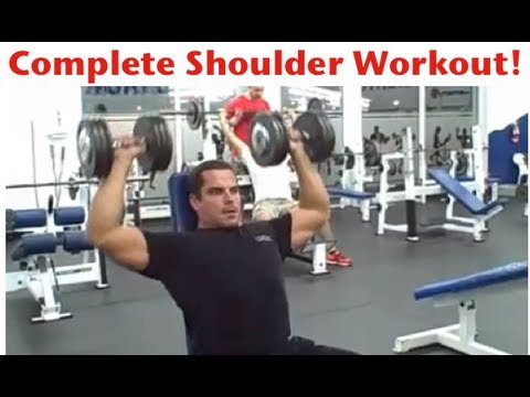 Bodybuilding Shoulder Workout Chart