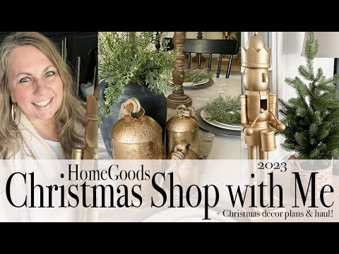 2024 HOMEGOODS CHRISTMAS SHOP WITH ME | CHRISTMAS DECOR PLAN + ...