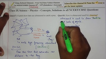 Chapter 12 : SOUND - Class 9 Physics - NCERT Page 174/175 Q: 17,18 Question Solutions