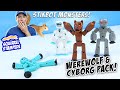 Stikbot Monsters Series Werewolf and Cyborg Figures NEW Zing Pack Review