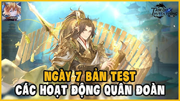 Tam Quốc Huyễn Tướng VNG - Ngày 7 Bản Test, Các Hoạt Động Quân Đoàn