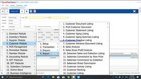 Tutorial: Smart DynaMod Customer Statement