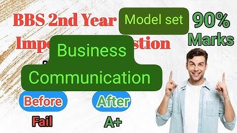BBS Second Year Business Communication || Model Set  || How to pass in Business Communication ||TU |