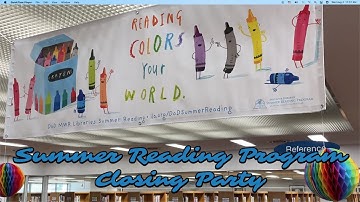 Overstreet Memorial Library - Summer Reading Program End Party