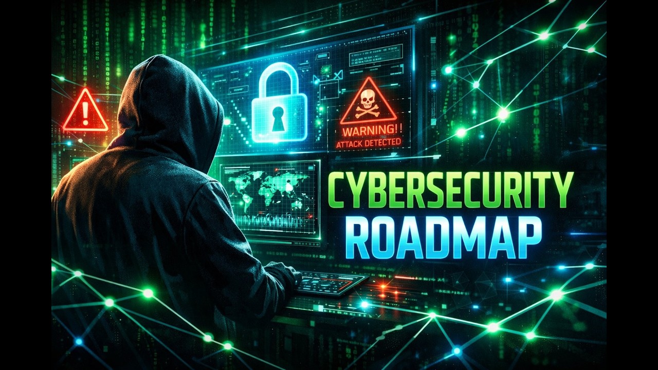 ⁣Cybersecurity Roadmap 2026 | Ethical Hacking Beginner to Pro (Complete Guide)