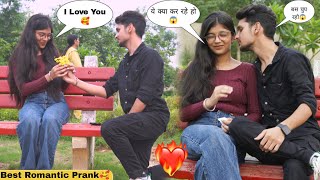 MOST ROMANTIC PRANK ❤️ *Ki$$,Flirting,proposing* || Harshit PrankTv