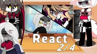 Hazbin hotel members react to Stayed gone Lute VS Lilith vers  | song by: @MilkyyMelodies Resimi