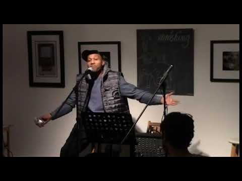 Me performing at the Connexions Gallery in Easton, Pa