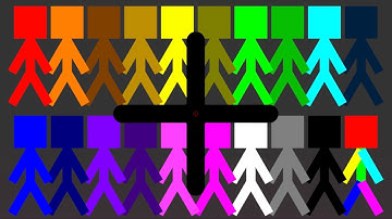 Stickman RTTB Run Race ASMR In Algodoo - Algicosathlon Day 68