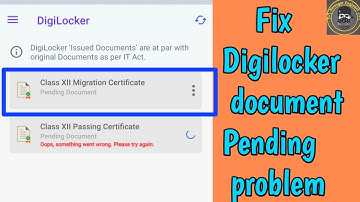 Digilocker Pending Files and Document Problem Solution | Digilocker document add problem