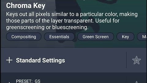 Tutorial - How use the Chroma Key in Alight Motion ?