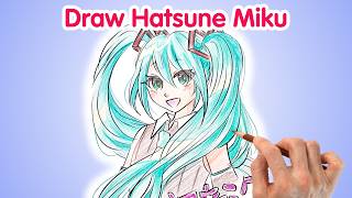 How to Draw Hatsune Miku | Easy Step by Step