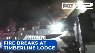 Active fire at Timberline Lodge in Government Camp
