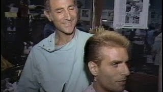 A Reel NY Story ~ 1982 clip with Robert di Mauro at Astor Place Barbers #SPINADIPESCE