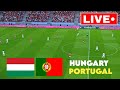 HUNGARY VS PORTUGAL - WORLD CUP QUALIFICATION UEFA 2025 - SIMULATION GAMEPLAY