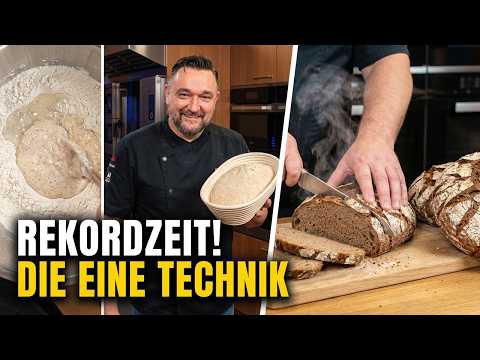 Roggenbrot (Sauerteig) backen in Rekordzeit - mit dieser einen Technik