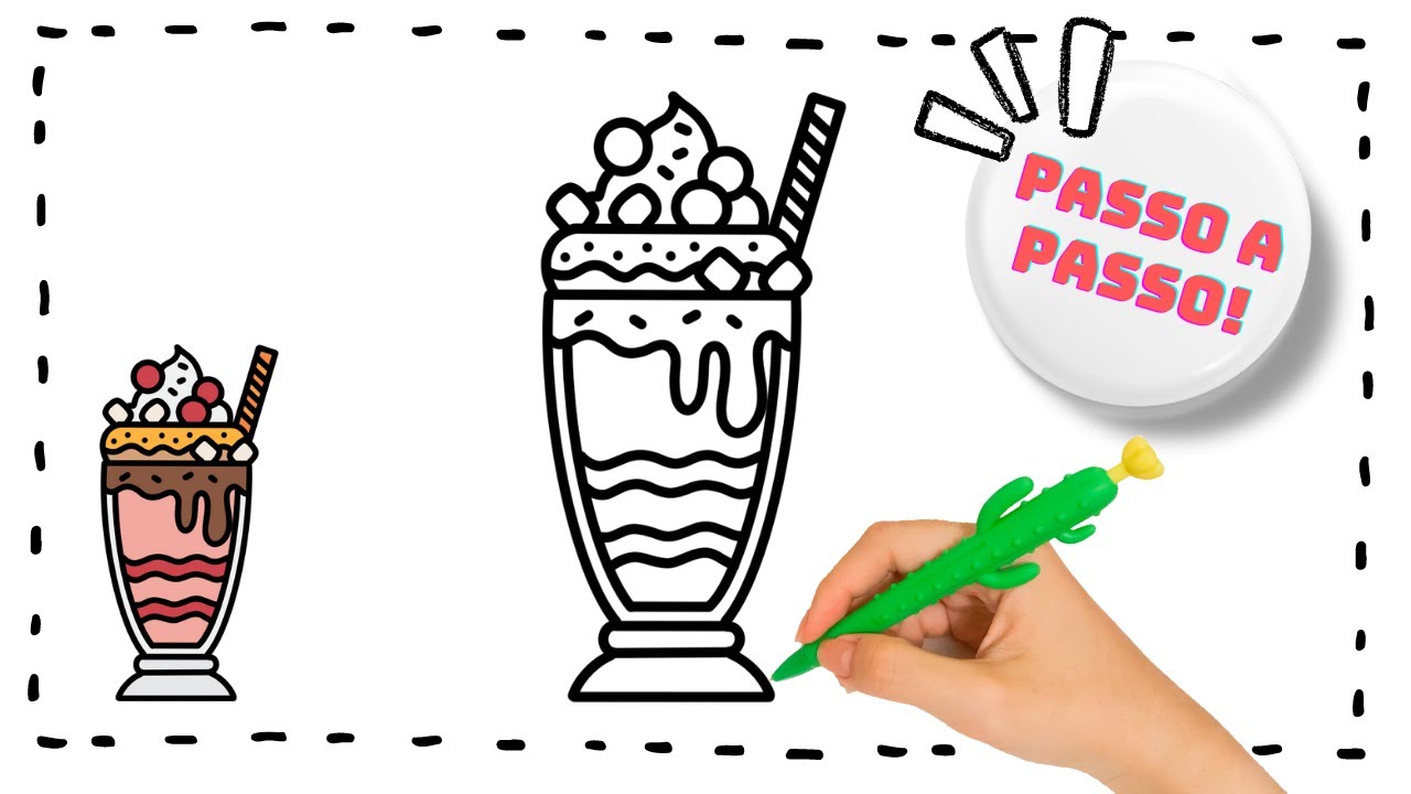 Milkshake Desenho Para Colorir - Ultra Coloring Pages