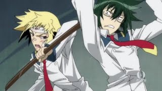 Medaka Box - Hidayoshi vs Hyuga ️ (English Dub)