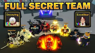 FULL SECRET TEAM 2 NEW Shiny Secrets in Anime Warriors Simulator 2