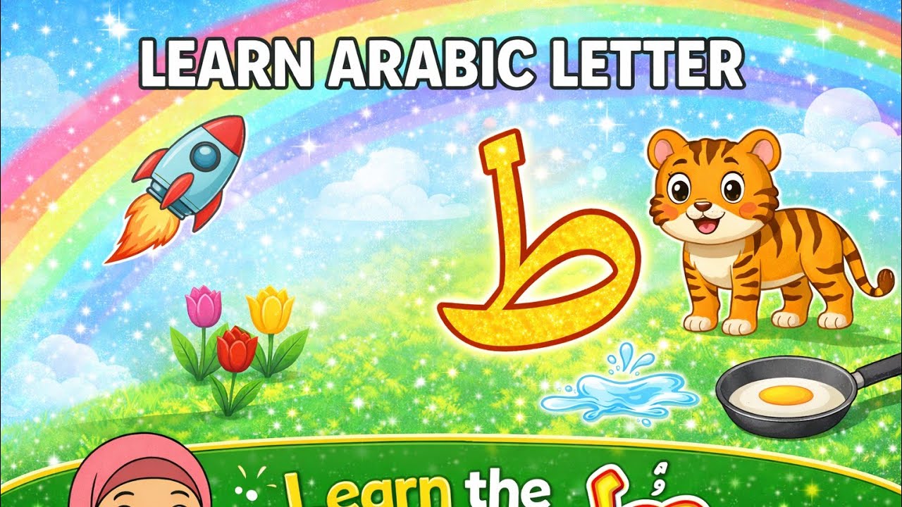 Учите арабскую букву ط с удовольствием! 🍅👨‍⚕️ | Обучение исламу для детей – арабский с Зуни