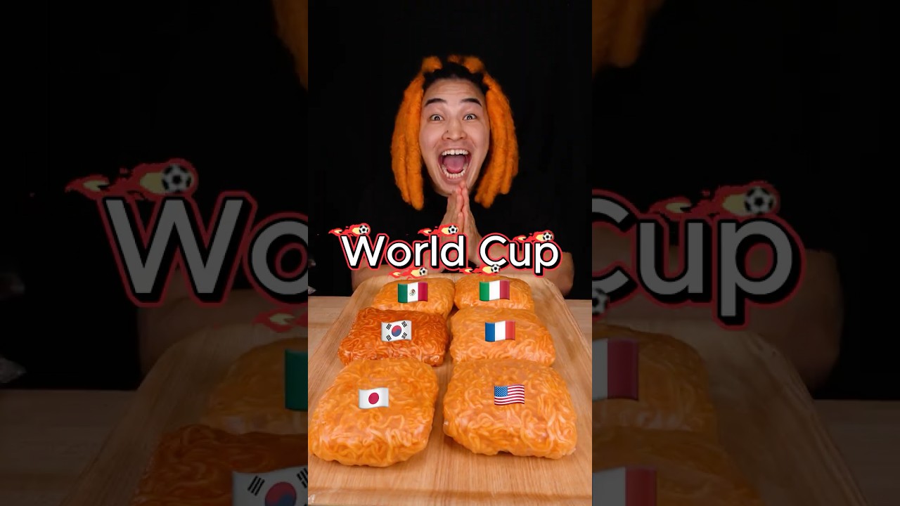 Buldak noodles World Cup Challenge #worldcup2026