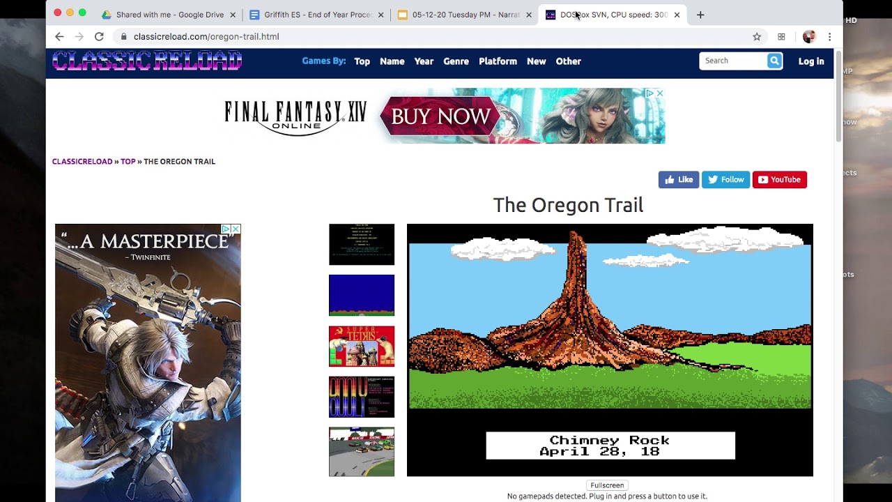 Oregon Trail Playthrough Independence to Fort Hall YouTube