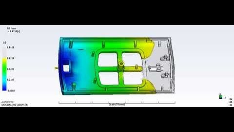 Injection Simulation using Moldflow Adviser