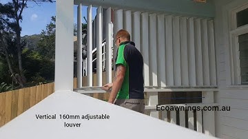 Louvers 160 mm adjustable