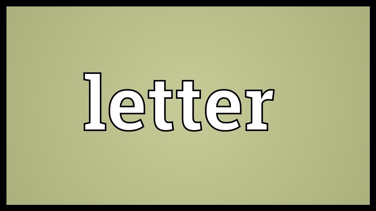 letter-meaning-youtube