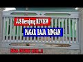 Pagar baja ringan  review