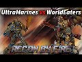 UltraMarines vs World Eaters RBF40 #warhammer #battlereport