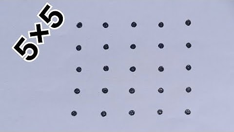 Simple rangoli design/ easy rangoli/best rangoli/rangoli designs/muggulu design/dots rangoli designs