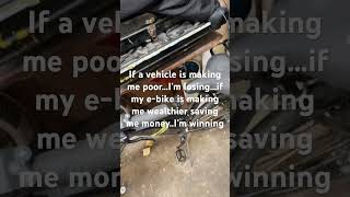 Add up your fuel cost and car ownership #ebikes #frugalliving #debtfree #bicycles #fujibikes