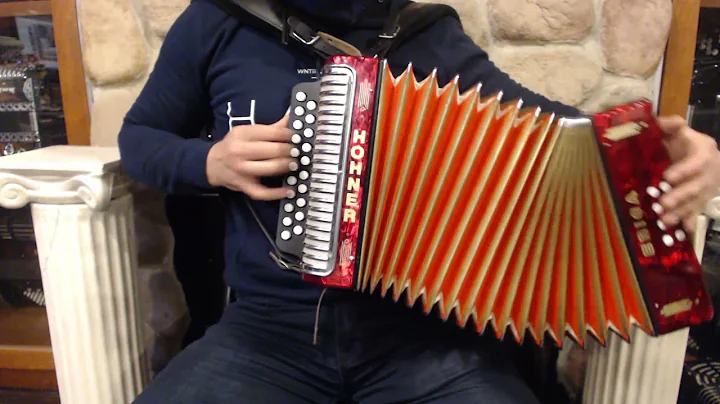 4628 - Red Hohner Erica Diatonic Button Accordion ...