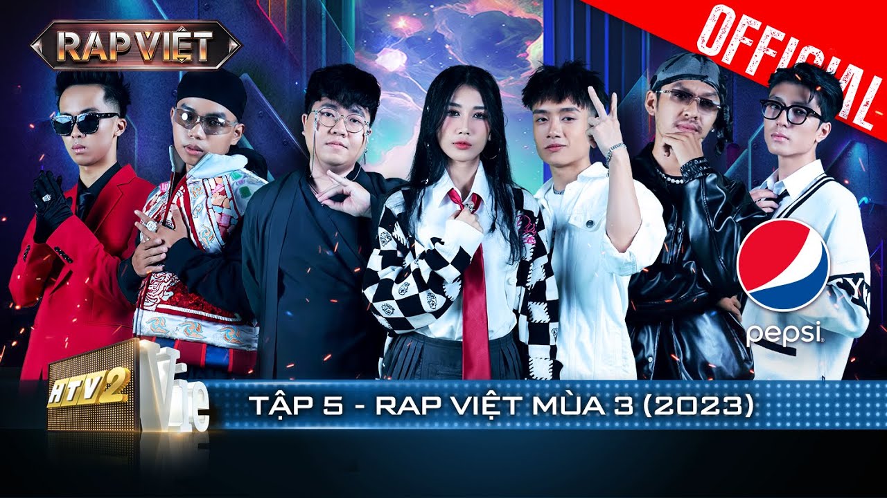 Rap Việt Mùa 3 - Tập 5: Minh Lai phá đảo với hit của AMEE, HYDRA ẵm luôn 4 chọn | Rap Việt 2023's Banner