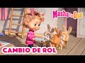 Masha y el Oso 🐻👱‍♀️ Cambio de rol 🍼🐰👣 Dibujos animados 2023 🎬🥰 Masha and the Bear