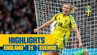 Rolfö poängräddare mot England! | Highlights England-Sverige 1-1