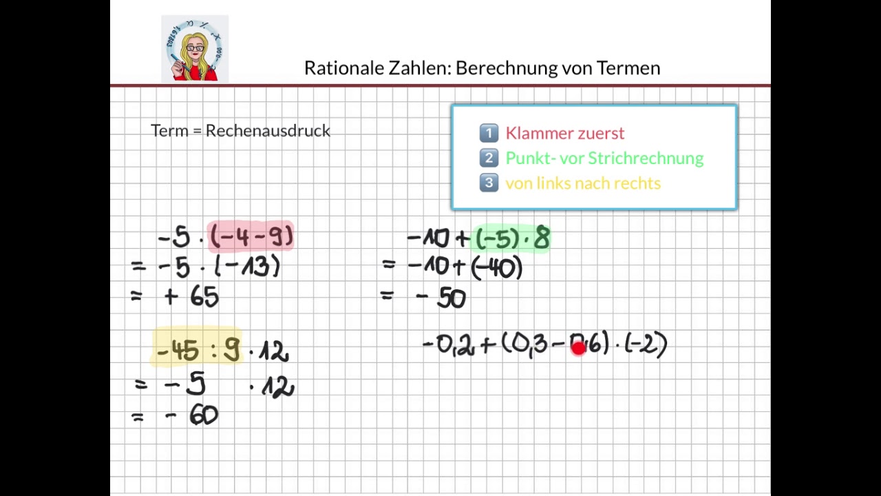 Terme Klasse 7 Gymnasium übungen Mit Lösungen www.youtube.com