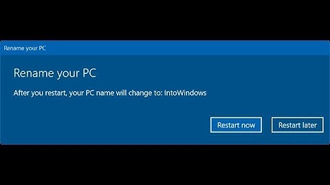 How to change computer name || Windows 10/8.1/8/7
